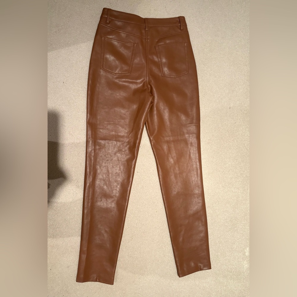 NWT aritzia Melina pants size 6 Caramel - Picture 7 of 7
